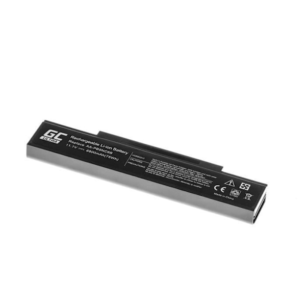 Grön Cell ULTRA Batteri AA-PB9NC6B AA-PB9NS6B för Samsung R519 R522 R530 R540 R580 R620 R719 R780 RV510 RV511 NP350V5C 6800mAh