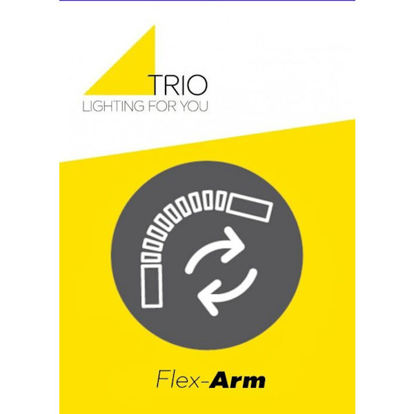 Trio - 202620131 - Leuchten lampan med klämma Wanda, matt vit metall, utom 1x GU10, flexibel arm