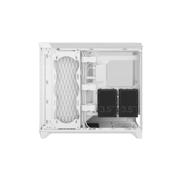 PC-chassi - FRACTAL DESIGN - Meshify 3 XL Ambience Pro RGB TG - E-ATX (330 mm) / SSI-EEB / SSI-CEB - 3 fläktar - USB Typ C