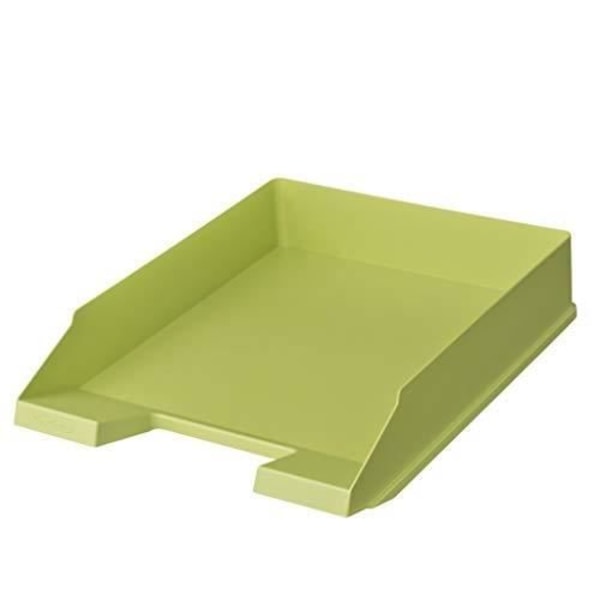 Grön kontorsförvaringsbehållare i plast - HERLITZ 50033973 - A4-format - Ej anpassningsbar Grön