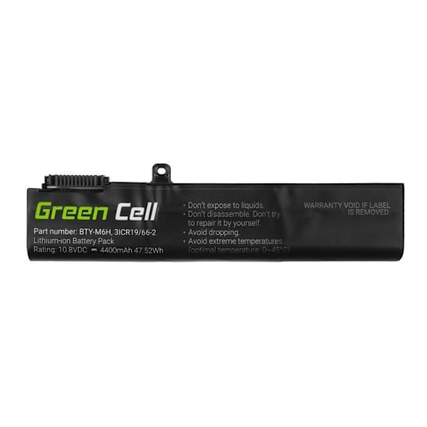 Gröncellsbatteri BTY-M6H för MSI GE62 GE63 GE72 GE73 GE75 GL62 GL63 GL73 GL65 GL72 GP62 GP63 GP72 GP73 GV62 GV63 GV72 GF62 GF72