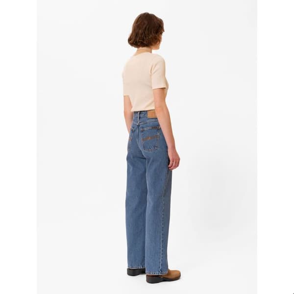 Nudie Jeans Clean Eileen damjeans - blå blå 27/34