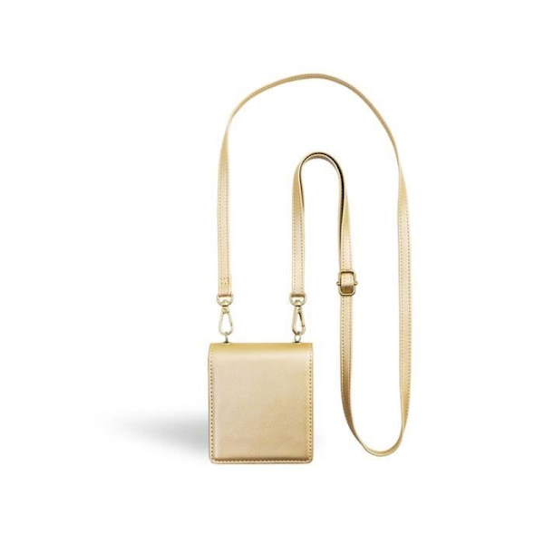 Forcecase mobiltelefonfodral Z Flip 6 axelfodral Guld