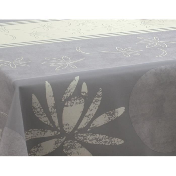 Duk - Lotus - Rektangulär 150x240 cm - Fläckavvisande - Vattenavvisande - 100% Polyester Vit