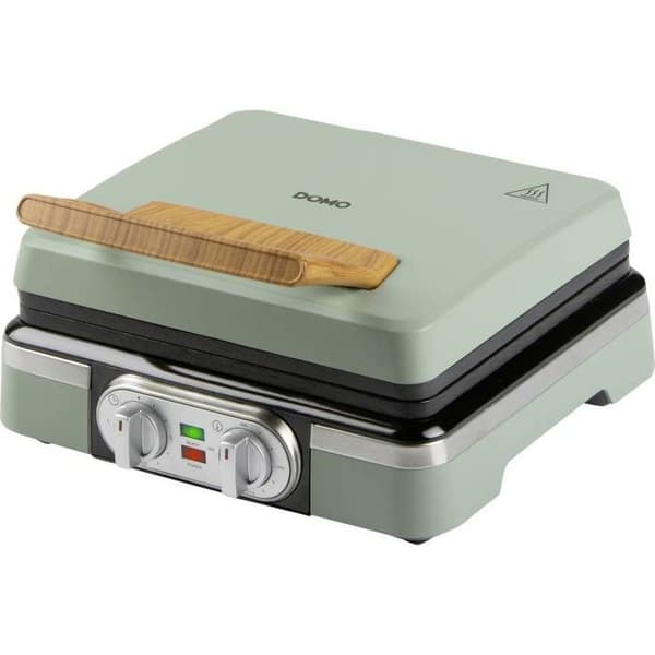 DOMO WAFFELMAKER Gaufrier grågrön