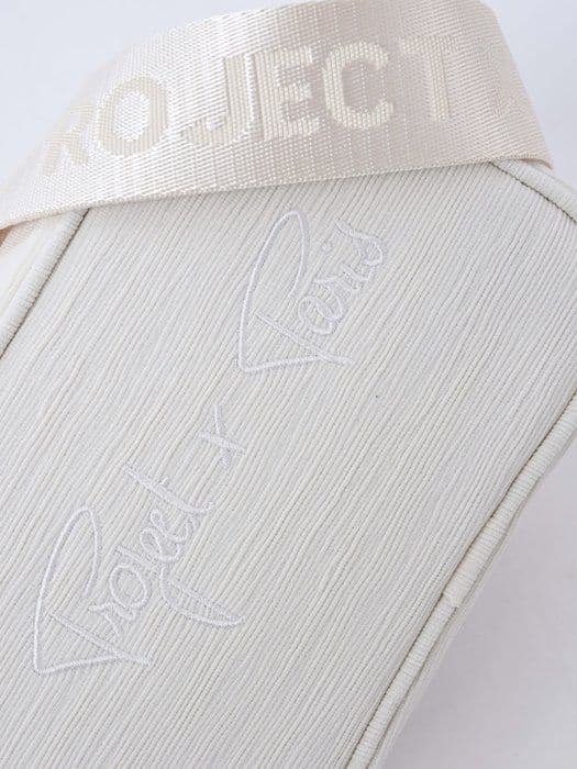Axelväska - Project X Paris - B2357 - Elfenben - 100% polyester - Blixtlås Vit