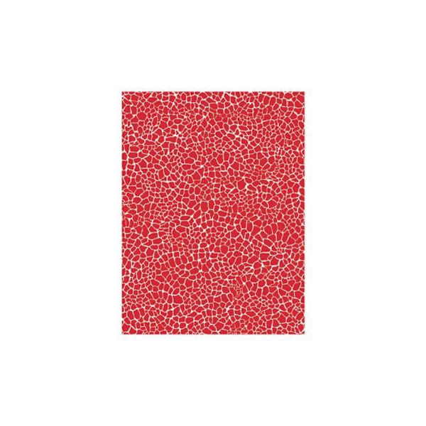 Decopatch-papper - DECOPATCH - Röda facetter - Paket med 3 bitar - 30 x 39 cm - 20 g/m²