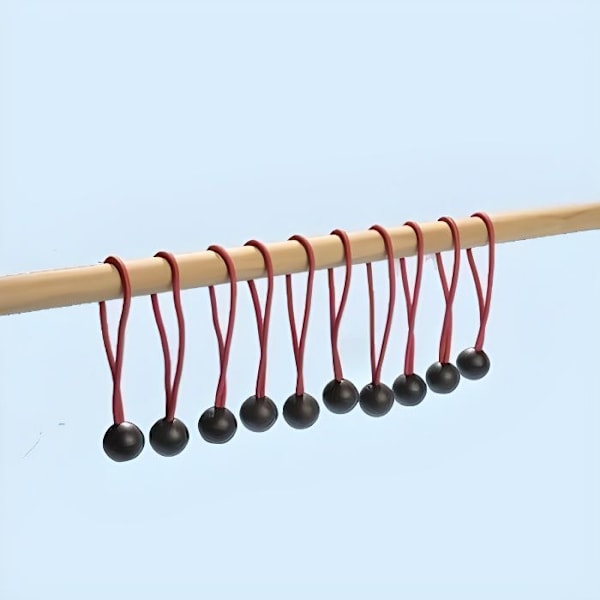 Snabbfästen för presenning - RIBIMEX - 10 stycken - Elastisk - Plast - Max längd 30 cm