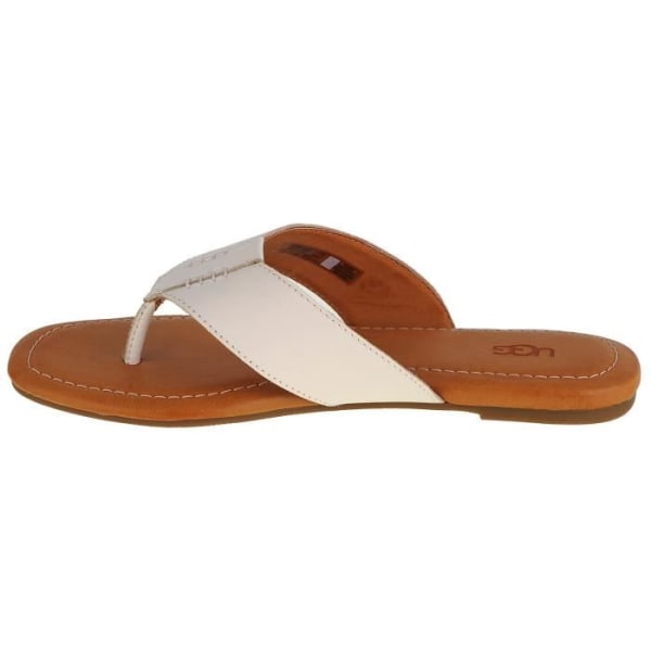 UGG W Carey Flip 1142177-JSM vita syntetiska flip flops för kvinnor Vit 38