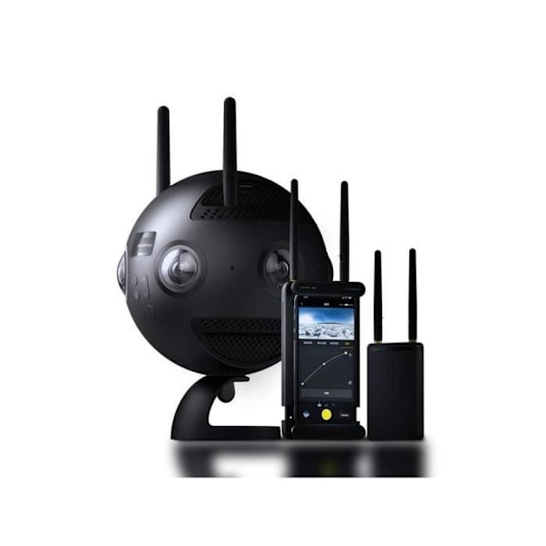 Fickkamera - INSTA360 - Pro 2.0 - Uppladdningsbart Li-polymerbatteri - HDMI - IEEE 802.11b/g/n