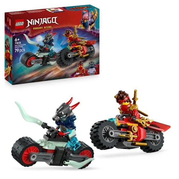 LEGO NINJAGO 71838 Kai Och Motorcykelloppet - Byggset för pojkar från 6 år