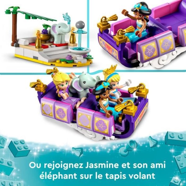 LEGO® Disney Princess 43216 Prinsessornas förtrollade resa, leksak med häst och minifigurer