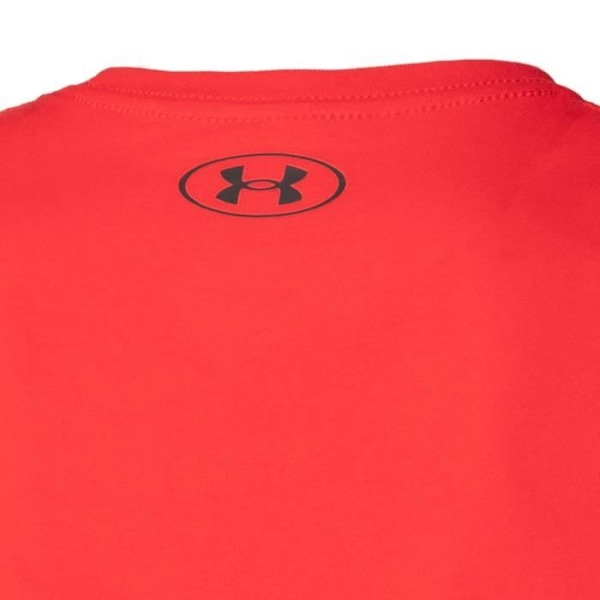 Under Armour Sportstyle LC SS röd bomullst-shirt för män Röd M