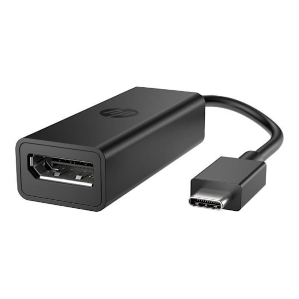 - HP Inc. - HP G2 - Videoadapter - 24 pins USB-C till DisplayPort - svart