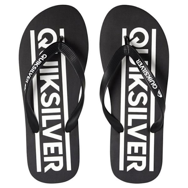 Flipflops - Quiksilver - Svart - Barn - Syntetgummi - Sula med inskription Svart 30