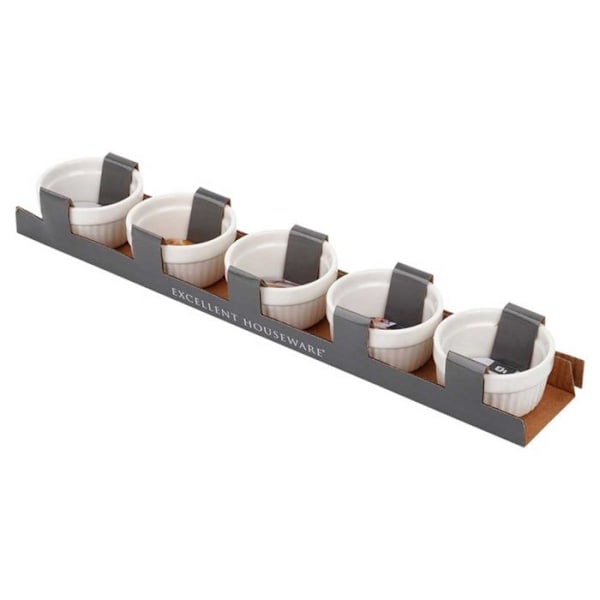 KOKILKI MISECZKI PORCELAN I UGNITNING 5 st. RUND 279008