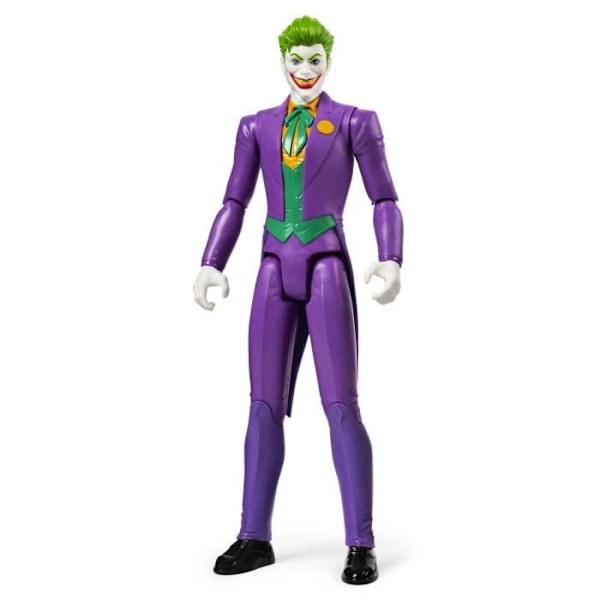 Joker Figur 30 cm - Batman - SPIN MASTER - Storformat ledad figur - Vit Flerfärgad