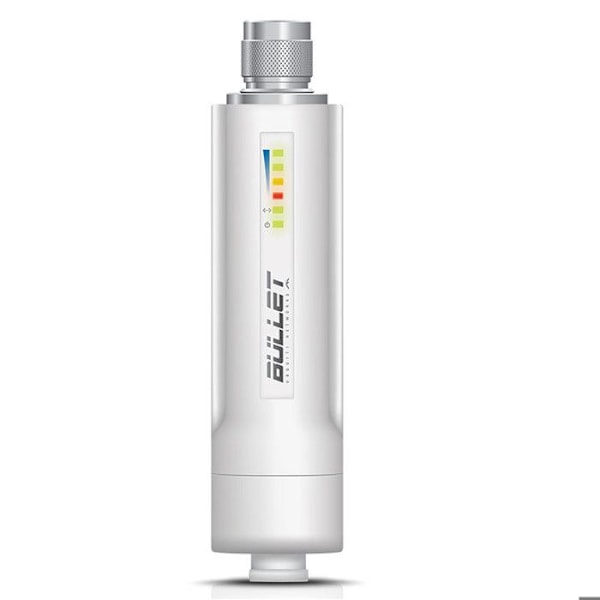 UBIQUITI trådlös åtkomstpunkt - Bullet M2 HP - 2,4 GHz - PoE och väderbeständig Vit