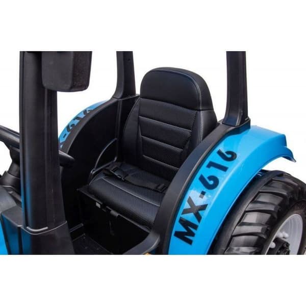 Traktor - LEAN CARS - A011 - 24 V - Batteri - Blå - Barn Blå