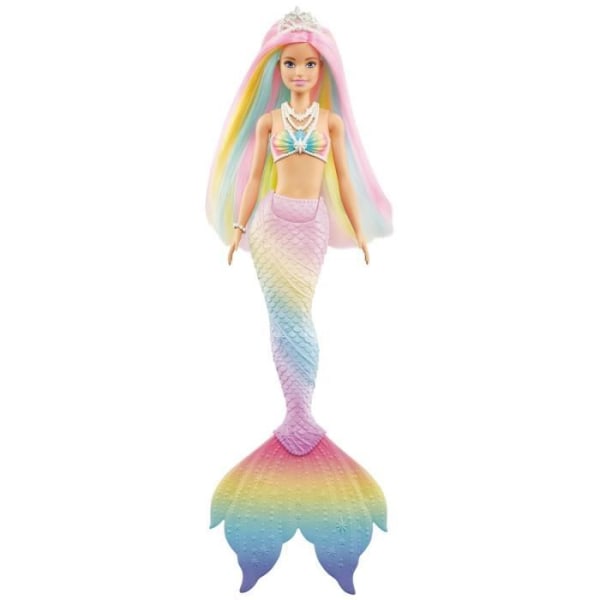Barbie - Rainbow Magical Mermaid - Docka - Från 3 år