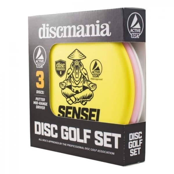 Set 3 Disc golf - Discmania - Aktiv mjuk