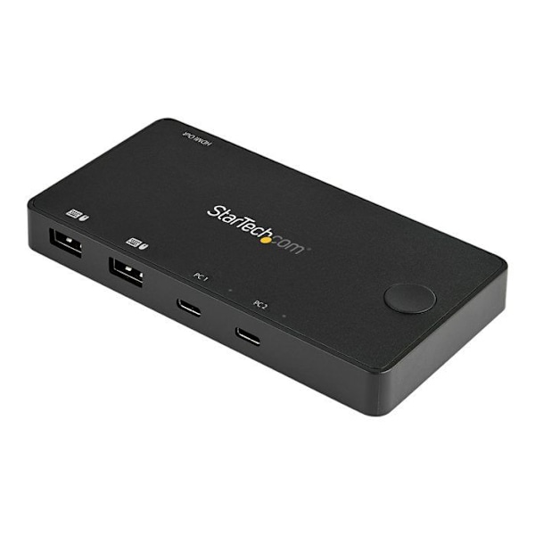 KVM-switch - StarTech - SV211HDUC - 4K Ultra HD - 2 portar - USB Type-C Svart