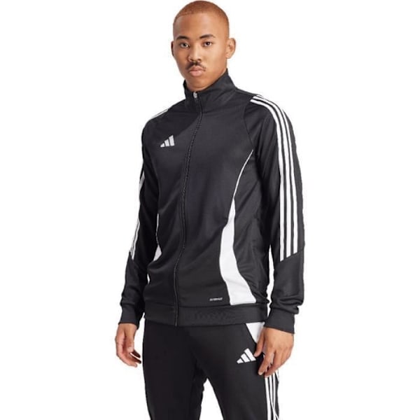 Svett - Adidas - Tiro 24 Träning - Vit - Långa ärmar - Huva - S