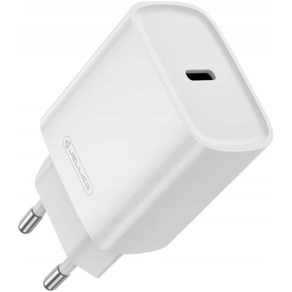 Laddare - strömadapter Jellico Laddare EU53 PD 30 W 1xUSB-C Vit