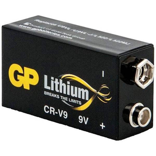 GP 9V litiumbatteri 070CR9VC1