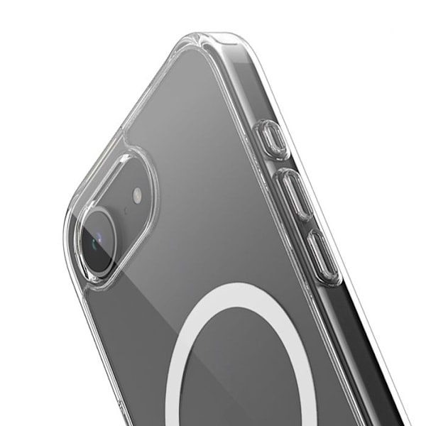 Coque för iPhone 16e MagSafe (transparent) Crong Clear MAG Cover