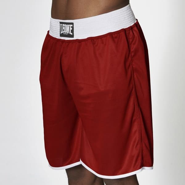 Kortboxer - LEONE 1947 - AB215 - Röd-Blå - Storlek S - Polyester Blå röd jag