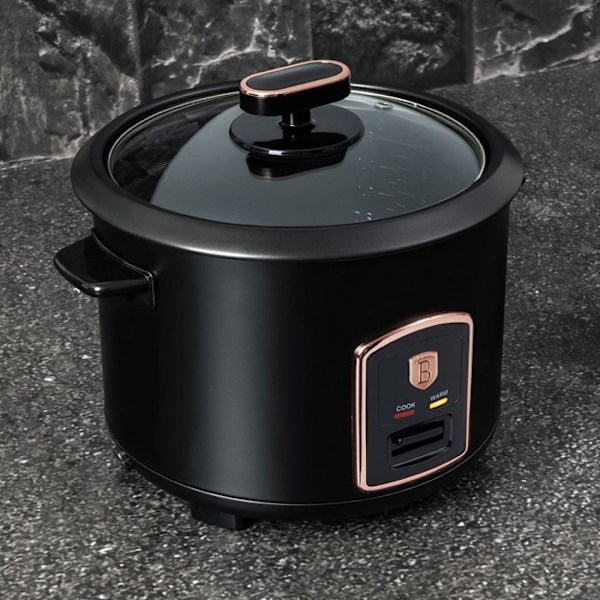 ELGREN RIS-KOKARE 1,8L BERLINGER HAUS BH-9554 SVART ROS
