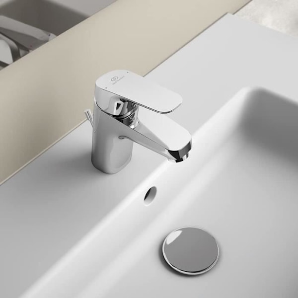 Tvättställsblandare - Ideal Standard - Ceraflex - Kromad - Vattensparande - Engrepp krom