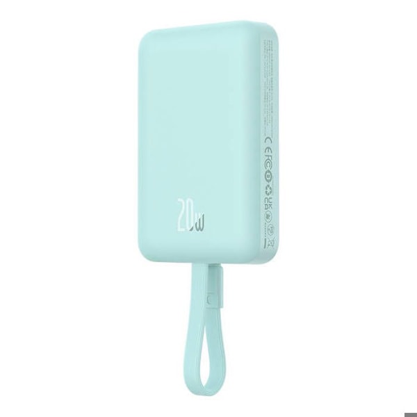 Baseus - Magnetisk Mini Powerbank (P10022109333-00) - MagSafe, USB-C, 10000mAh, 20W - Mynta