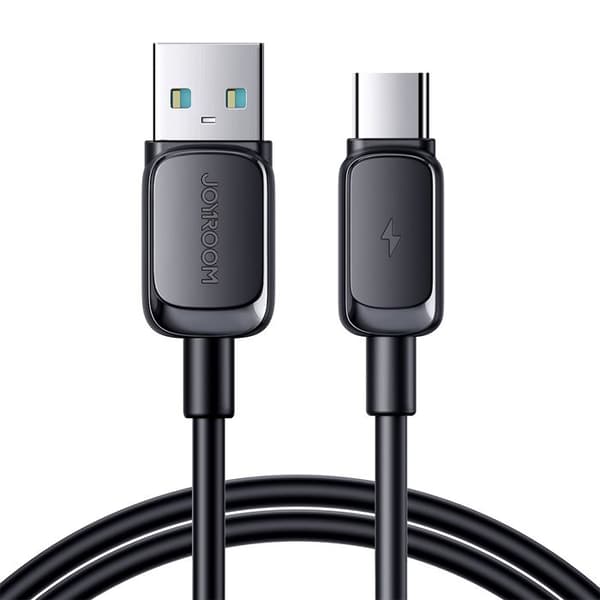 USB-kabel - JOYROOM - S-AC027A14 - USB-A/USB-C - Snabbladdning 3A - 1,2 m svart