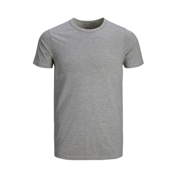Jack & Jones Basic t-shirt med o-ringad ljusgrått XL