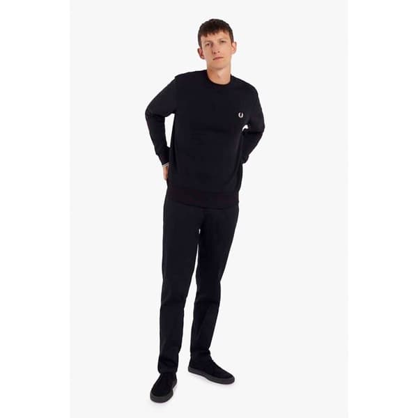 Sweat Fred Perry Crew Neck Sweatshirt Svart Svart M