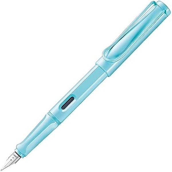 Lamy Safari Aquasky Reservoarpenna - Polerad F stålspets - Robust ASA plastmaterial - Ergonomiskt grepp Otaliga färger tillgängliga