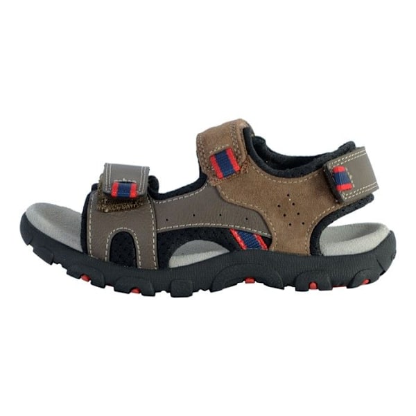 Barnsandaler - GEOX - Modell 105691 - Kardborreknäppning - Exceptionell komfort - Läder och textil kastanj 32