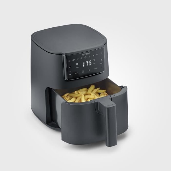 Fritös med varmluft - SEVERIN - Airfryer FR2461 - Kapacitet 4 L - 8 program - 1300 W