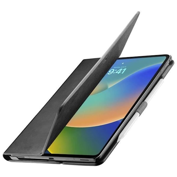 Étui Folio - Cellularline - iPad Pro 11'' (2022/2021/2020) - Syntetiskt läder - Fällbart stativ - Sömnläge