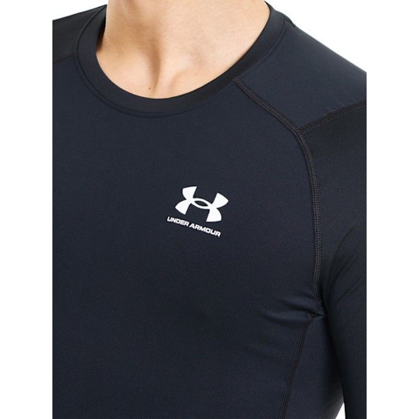 Sport T-shirt - Under Armour - HG Armour Comp SS - Svart - Kortärmad - Andningsbar Svart jag
