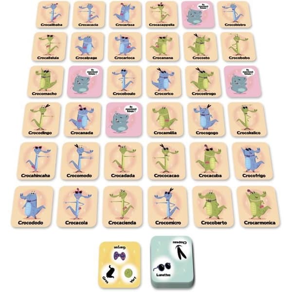 RapidCroco - Asmodee - Utredningsspel - 32 Misstänkt 1 skyldig Flerfärgad