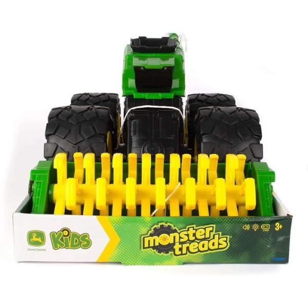 Toy - TOMY - John Deere Monster Treads - Skördetröska med ljud- och ljuseffekter - Grön och Gul