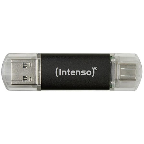 Intenso Twist Line USB-minne 64 GB antracit 3539490 USB-A, USB-C™, USB 3.1 Gen 1