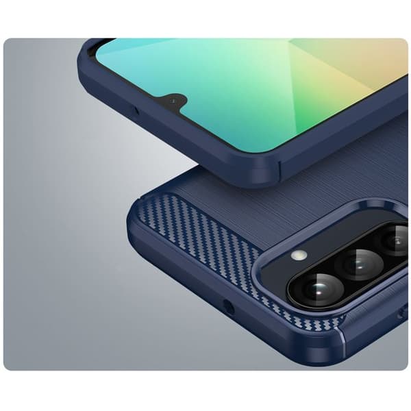 Siliconfodral för Samsung Galaxy A26 Carbon Case - blå