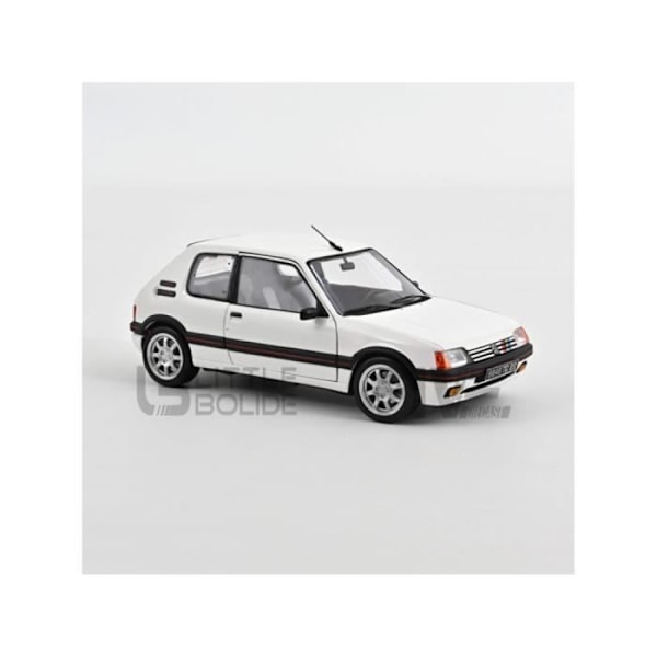 Miniatyrbil - NOREV - PEUGEOT 205 GTi 1.9 - Vit - 1/18 - Samling Vit