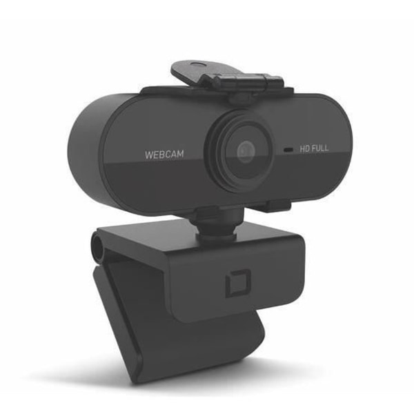 DICOTA Webcam PRO Plus Full HD - Färg - 1920 x 1080 - 1080p - ljud - USB 2.0