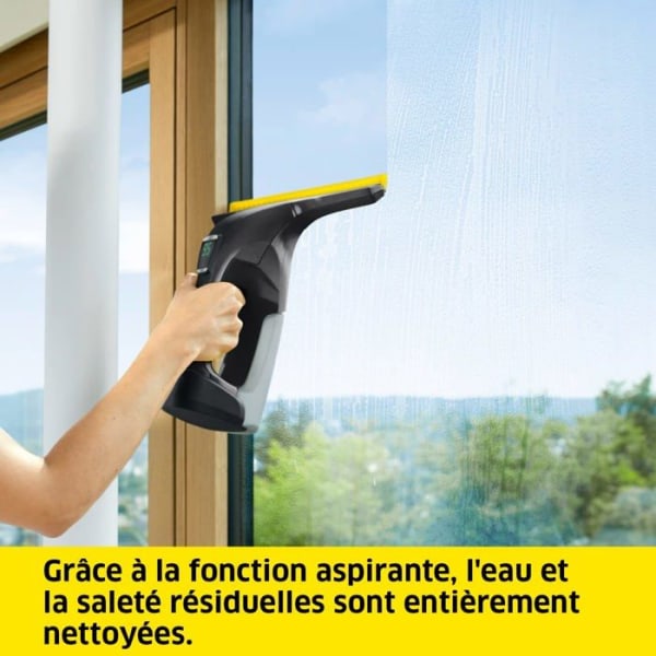 Karcher WV 6 Plus Multi Edition elektrisk fönstertvätt - autonomi 100 min - spruta, mikrofiberduk, 3 skrapor