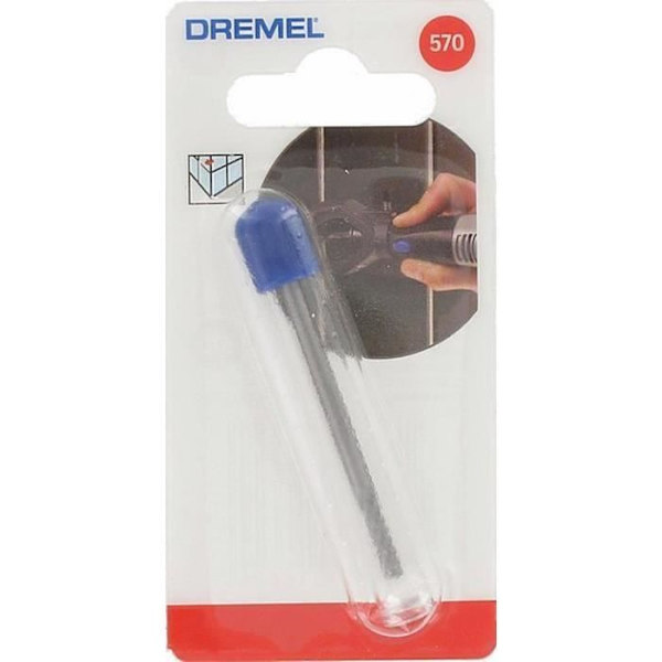 DREMEL 570 hårdmetallfogfräs - Diameter 3,2mm - Fogtillbehör nr 568 ingår Grå